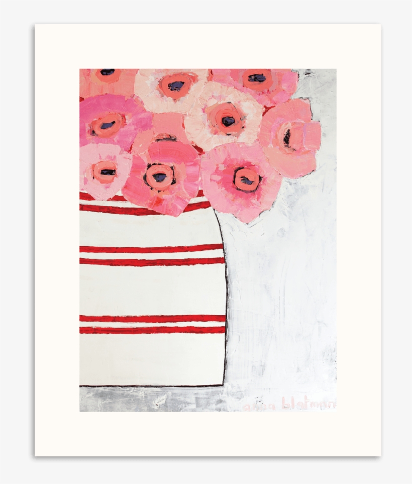 Poppy Jar - « - Artist Lane Poppy Jar By Anna Blatman Framed Painting, transparent png