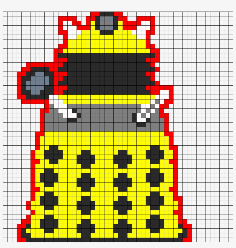 Dalek Pattern - Bead, transparent png