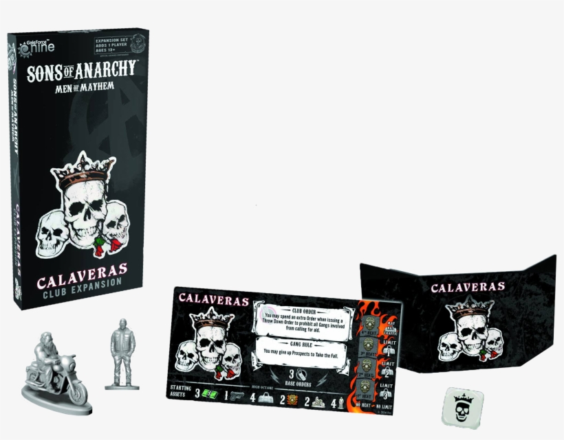 Sons Of Anarchy - Battlefront Miniature Sons Of Anarchy Calaveras Club, transparent png
