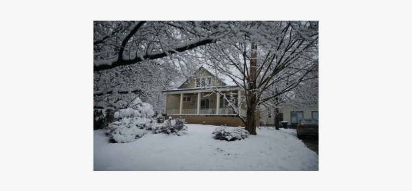 Beautiful 100 Year Old House Four Miles From The White - Snow, transparent png