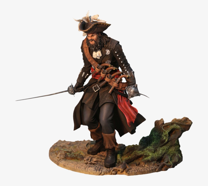Action Figure Assassin's Creed 4 Black Flag - Statue Assassin's Creed Black Flag, transparent png