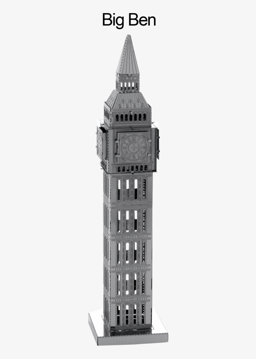 Estimated Delivery Date - Metal Earth 3d Model Kit - Big Ben, transparent png