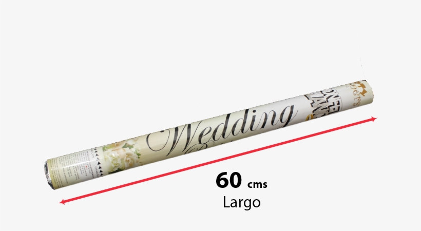 Party Poppers 60cm Confeti Blanco 1pza - Pencil, transparent png