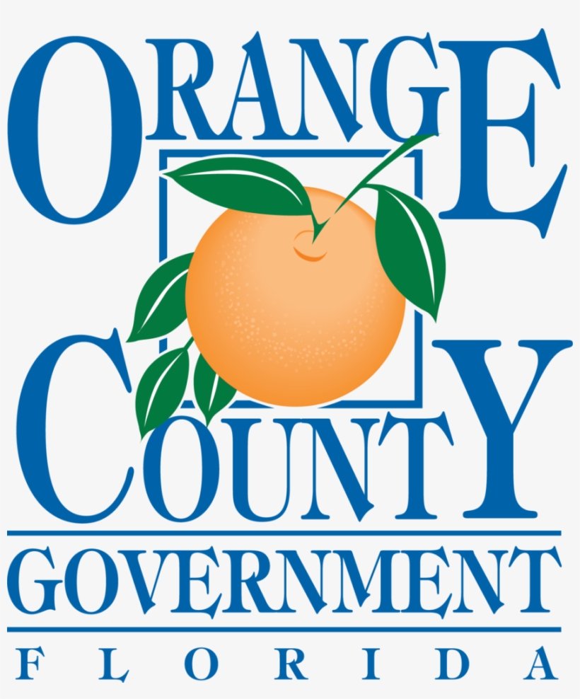 Tangerine Clipart Florida Orange - Orange County Government Logo, transparent png