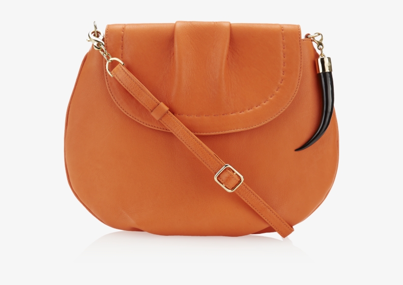 Ayesha Blesbok Tangerine, Gold Hardware - Okapi, transparent png