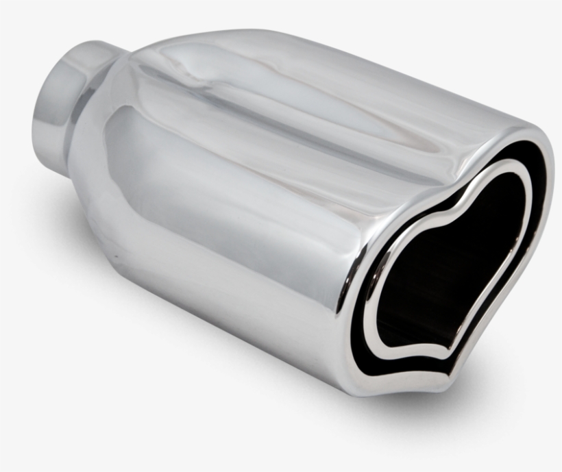 Silver Heart With Insert - Exhaust System, transparent png