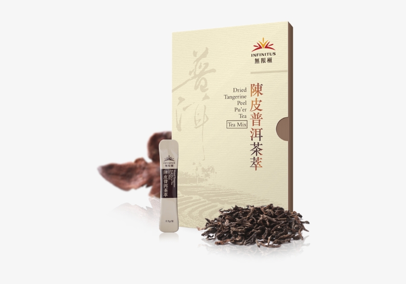 Dried Tangerine Peel Pu'er Tea - Tea, transparent png