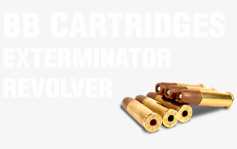Exterminator Bb Revolver Cartridges - .177 Caliber, transparent png