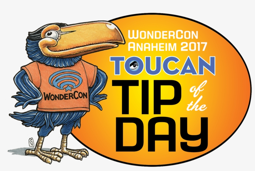 Wondercon Anaheim 2017 Toucan Tip Of The Day - Wondercon, transparent png