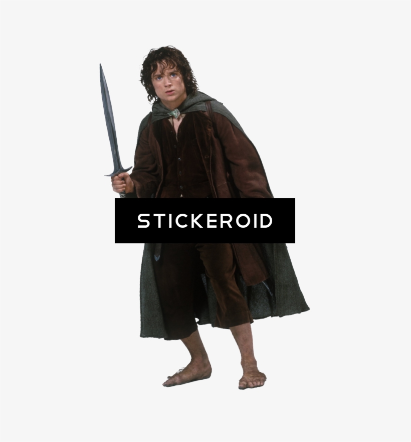 Frodo Lord Of Rings The - Lord Of The Rings Frodo Baggins Cape Coat Costume Halloween, transparent png