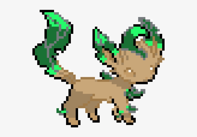 Leafeon - Art, transparent png
