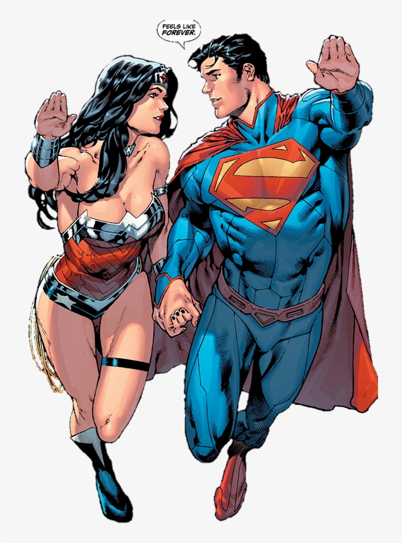 New 52 Superman And Wonder Woman By Mayantimegod, transparent png