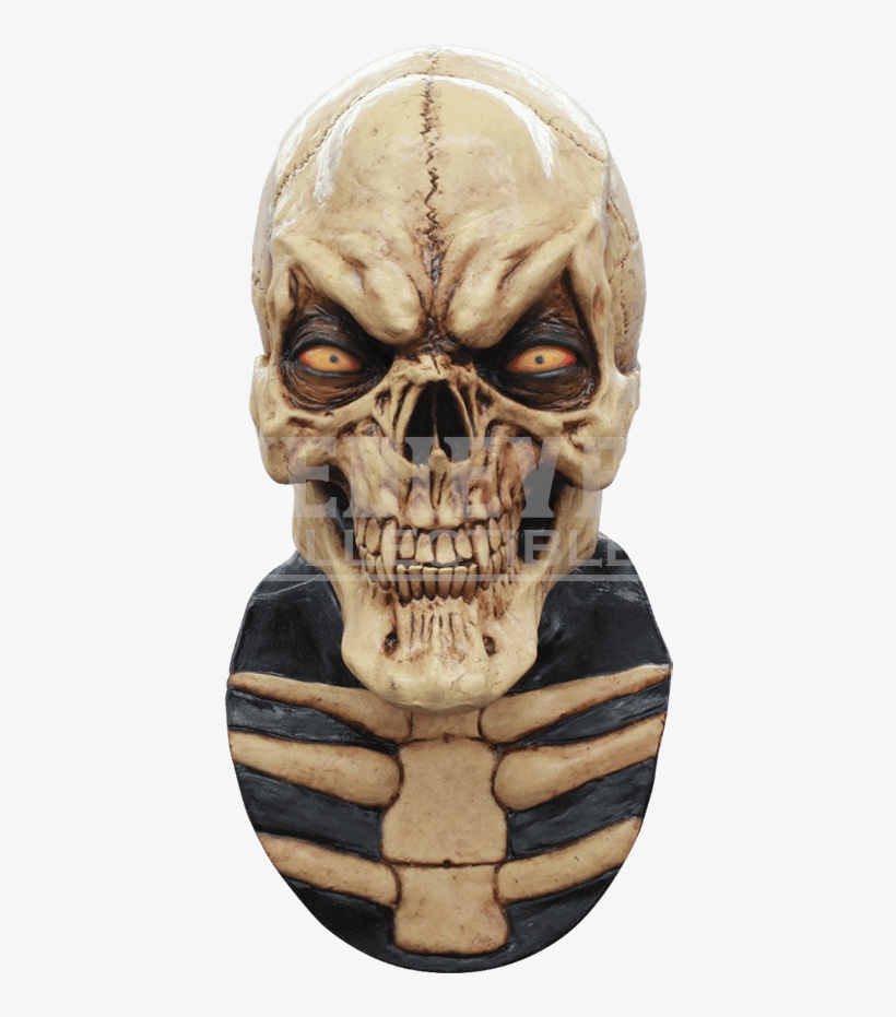 Sinister Grinning Skull Mask - Grinning Skull Mask, transparent png