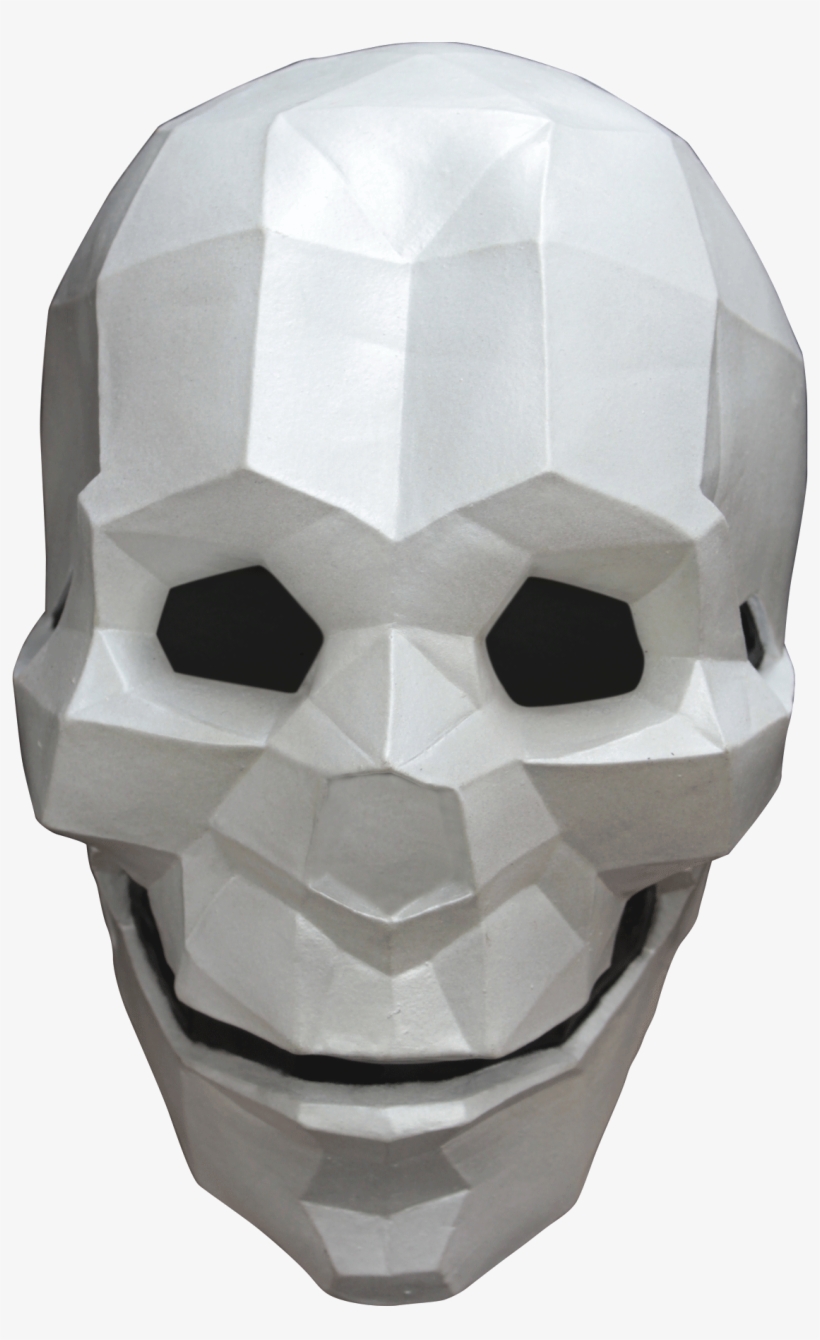 Low Poly Skull Mask - Skull Low Poly, transparent png