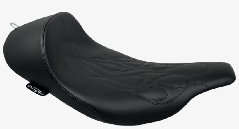 Danny Gray Black Flame Speed Cradle Leather Solo Seat - Danny Gray Speedcradle Solo For Harley Touring, transparent png