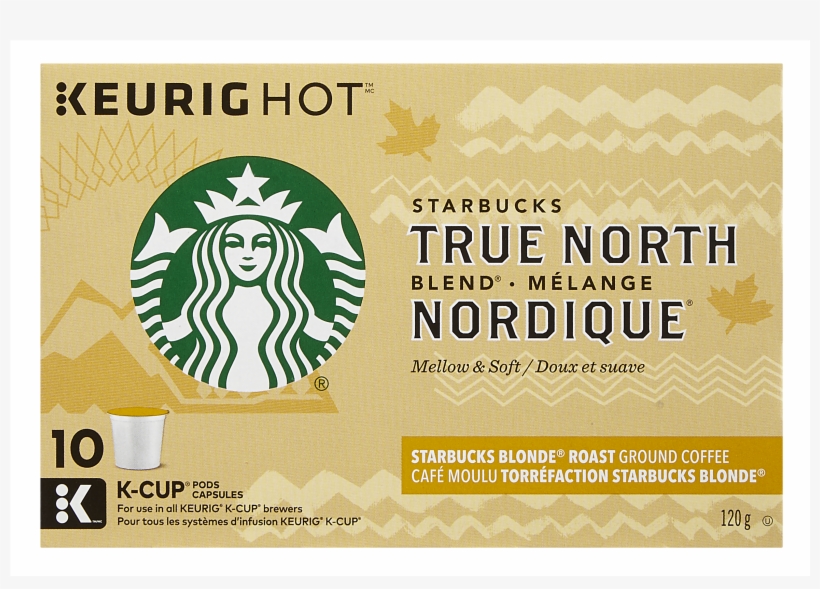 Starbucks True North Blend K-cup Coffee Pods, transparent png