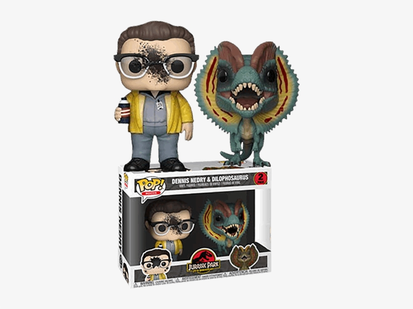 Image - Funko Pop Dennis Nedry & Dilophosaurus, transparent png