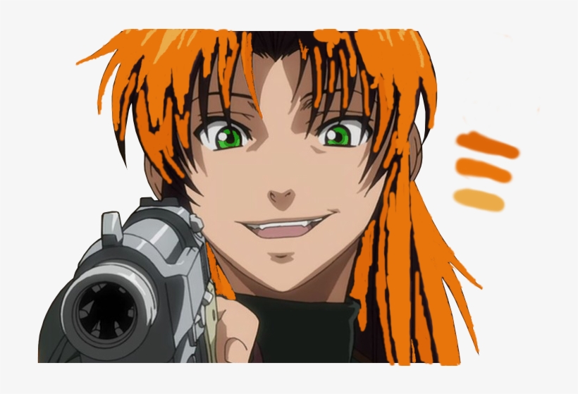 34605596 - Black Lagoon Revy Funny, transparent png