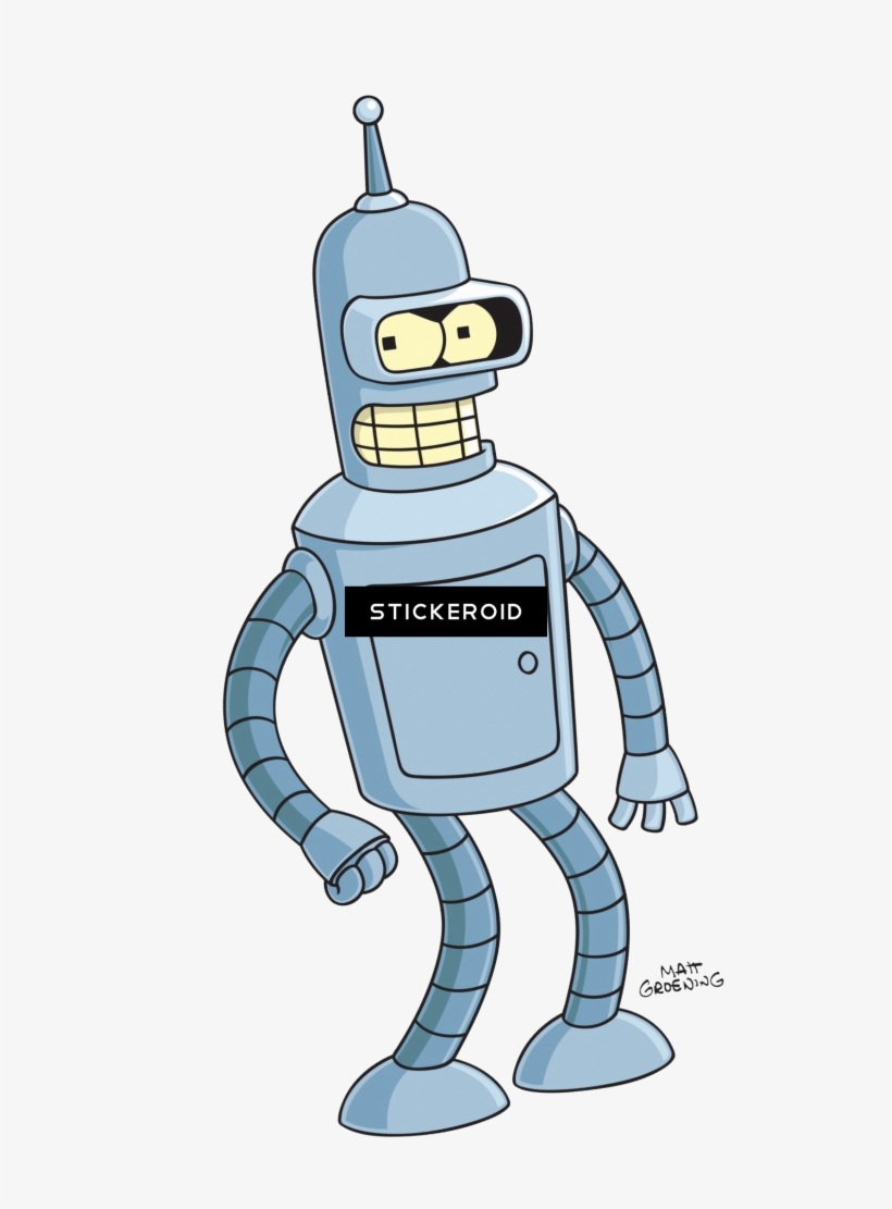 Bender Futurama - Futurama Bender Happy, transparent png