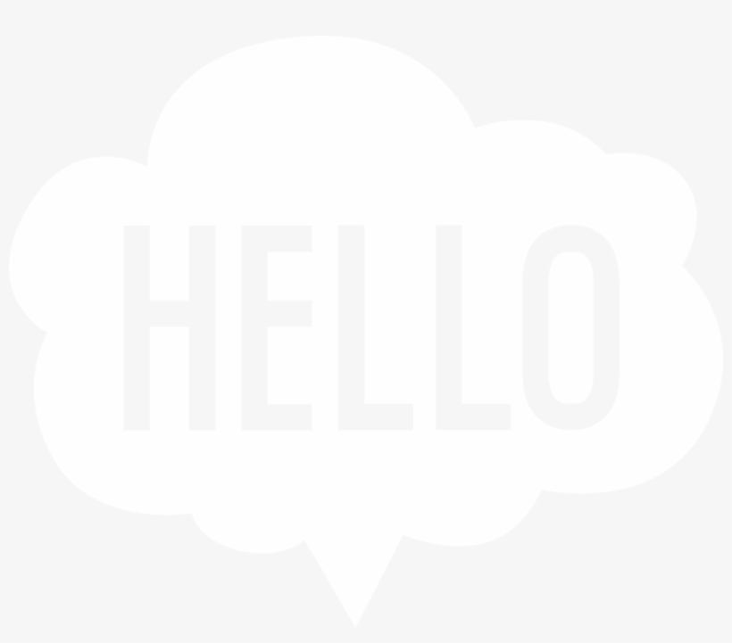 Download - Png Hello White Text Png, transparent png
