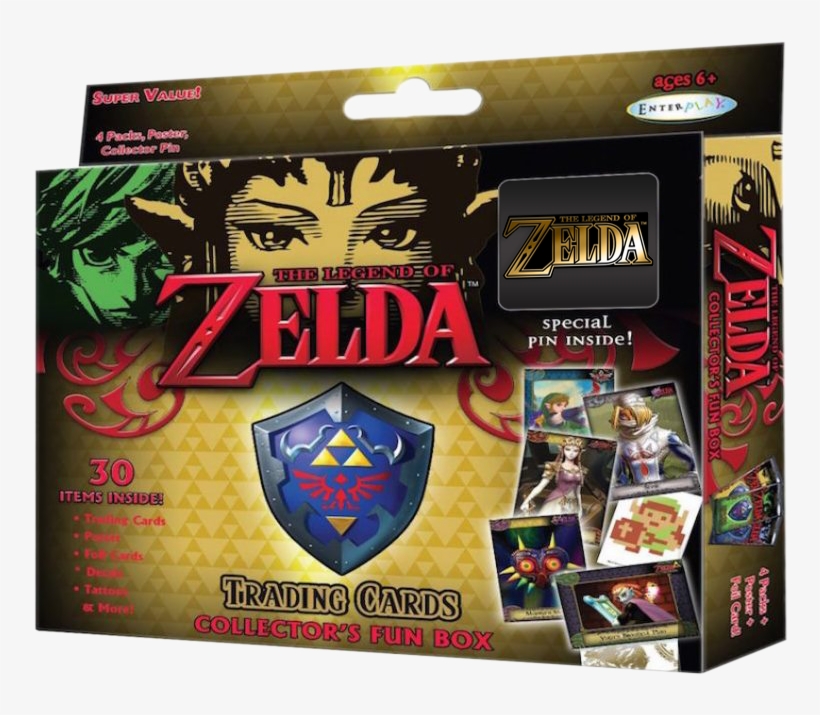 Collector's Fun Box The Legend Of Zelda Trading Card - Legend Of Zelda Trading Card Game: Collector's Fun, transparent png