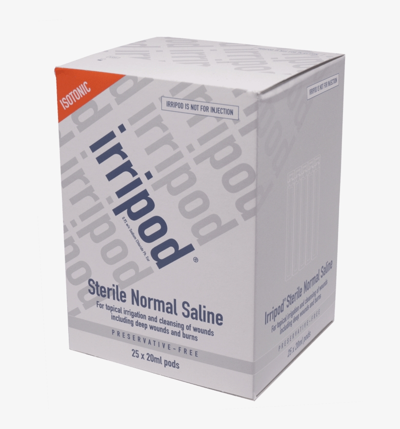 Vocal Steamer - Irripod Sterile Normal Saline Solution 20ml X 25, transparent png