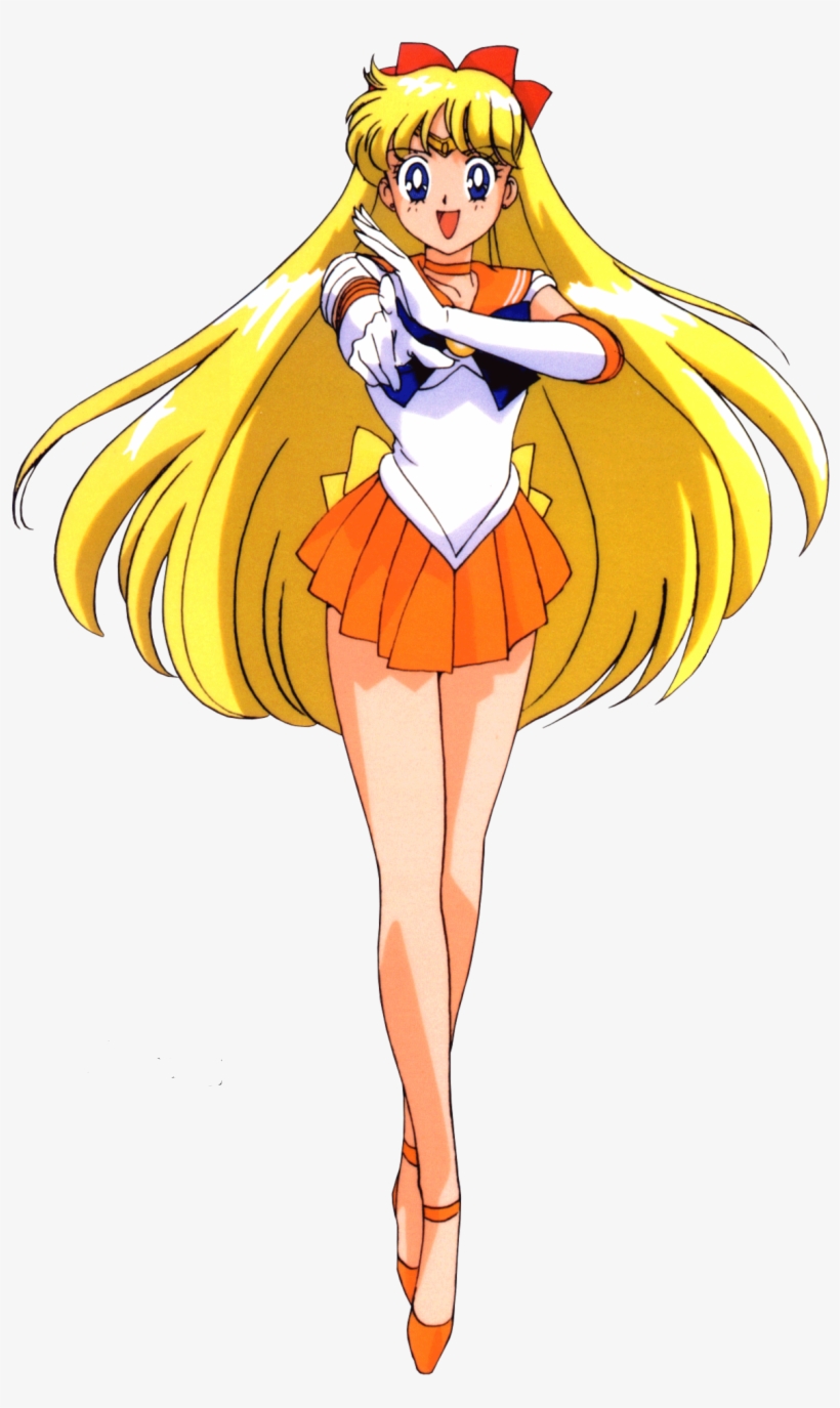 Pour Colorier Sailor Vénus, Il Vous Faut Du Orange - Sailor Venus, transparent png