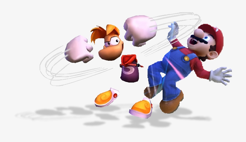 Mario - Art Rayman Vs Mario, transparent png