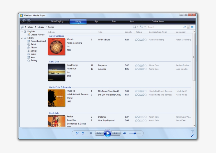 ويندوز ميديا بلاير 11 فيستا - Windows Media Player 11, transparent png
