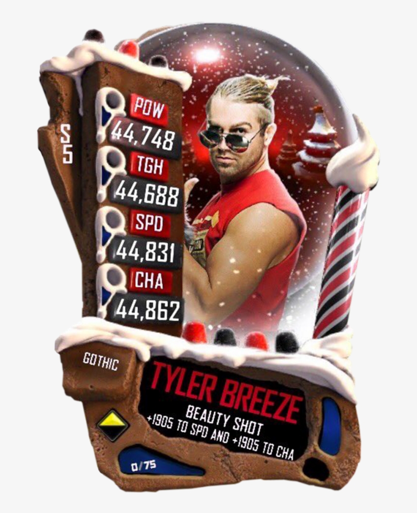 Tylerbreeze S5 22 Gothic Christmas - Wwe Supercard, transparent png