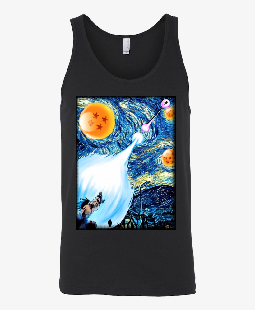 Goku Kamehameha Vs Vegeta Galick Gun Van Gogh Style - Dragon Kamehameha Vs Galick Gun, transparent png