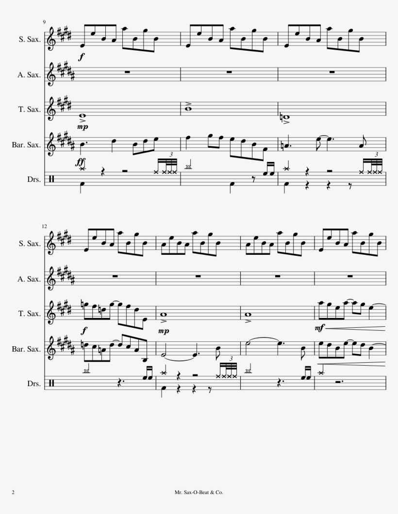 Sweet Child O' Mine Guns N' Roses Appetite For Destruction - Sweet Child O Mine Saxophone Quartet Brian Hernandez, transparent png