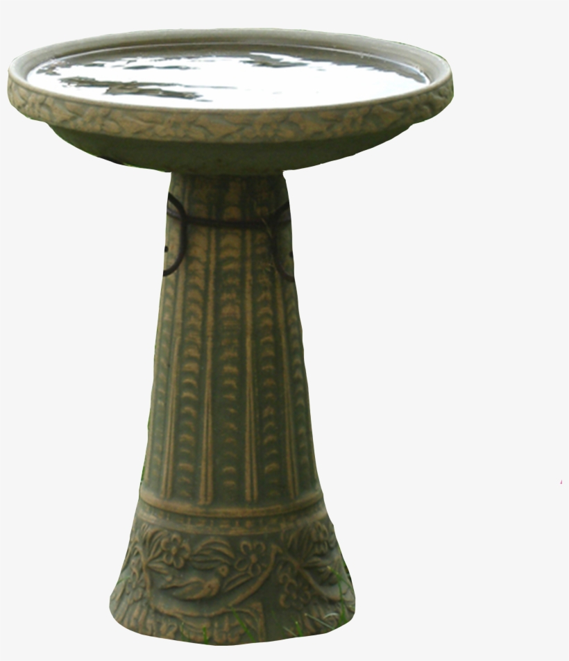 Pottery - Bird Bath Png, transparent png