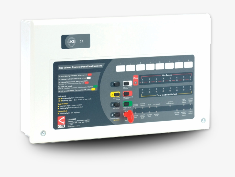C-tec Fire Alarm Panel - Context Plus Conventional Fire Alarm Panel, transparent png