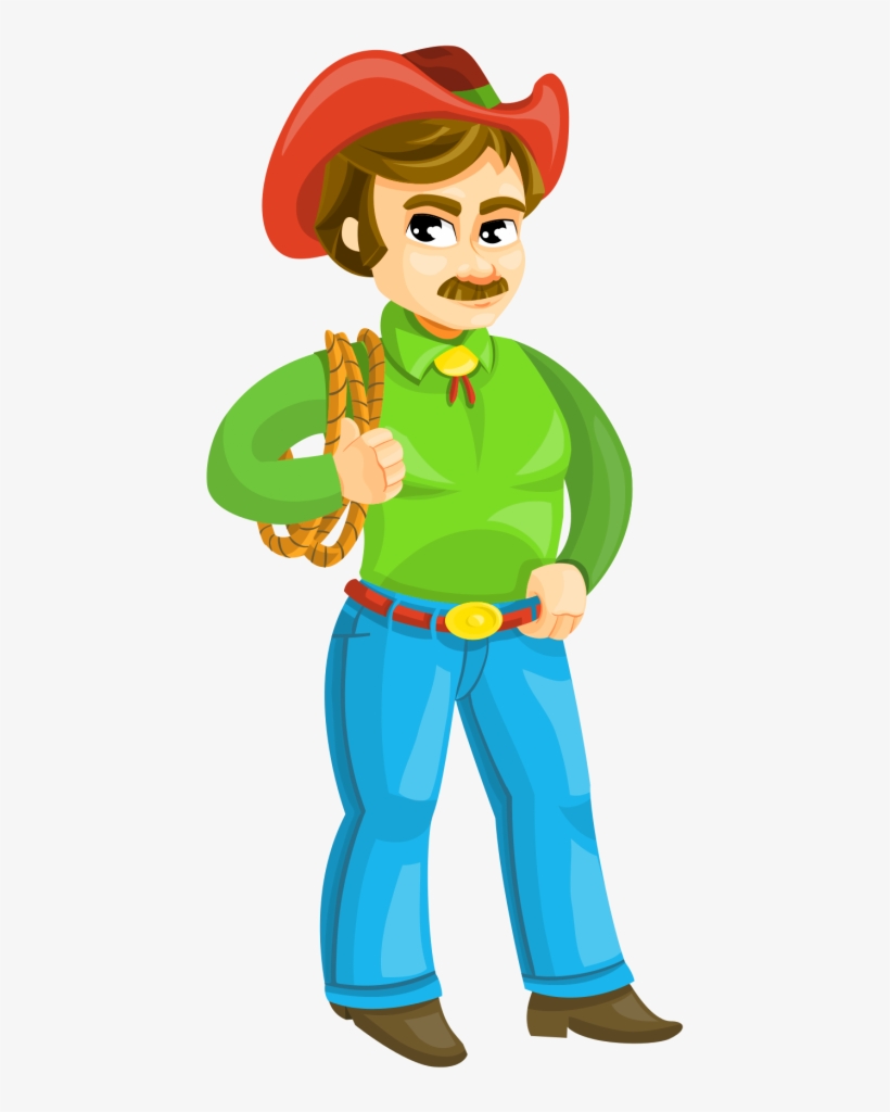 Cowboy Vector Png Transparent Image, transparent png