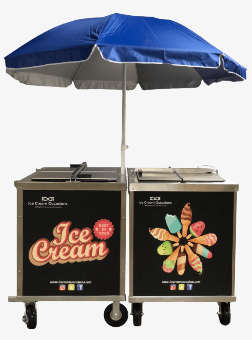 Ice Cream Sundae Cart, transparent png