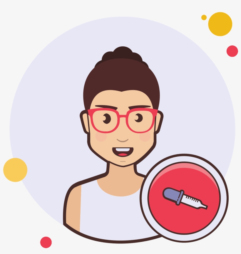 Pick Colors Female Icon - Icon, transparent png