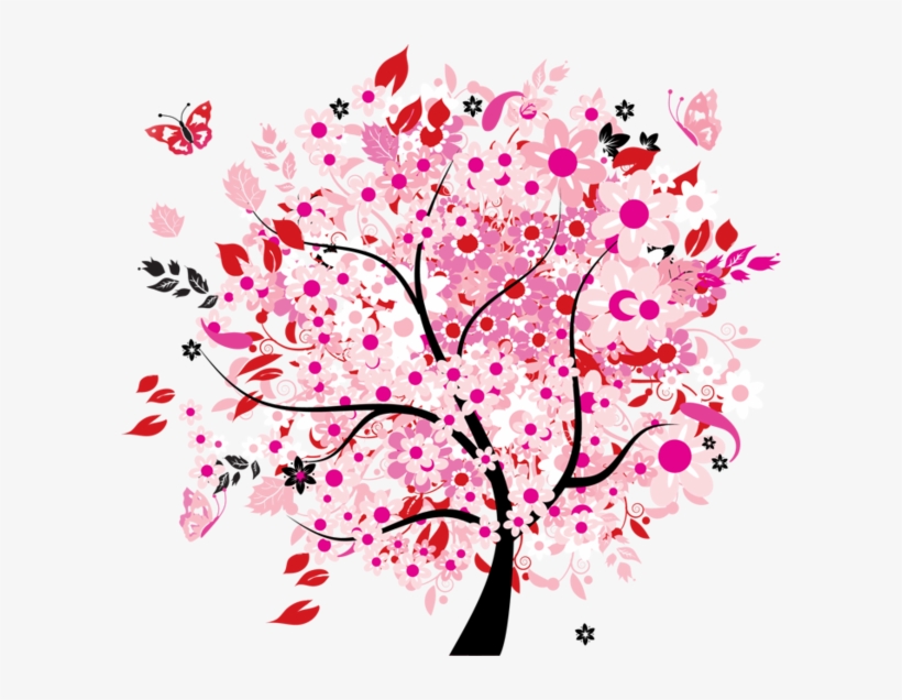 Art Wall Kids, Phone Holder, Tree Of Life, Wall Art - Pink Tree Full Wall Mural Size: Mini, transparent png