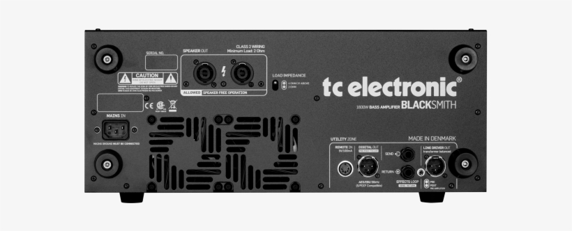 Tc Electronic Blacksmith Bass Guitar Amplifier Head, transparent png