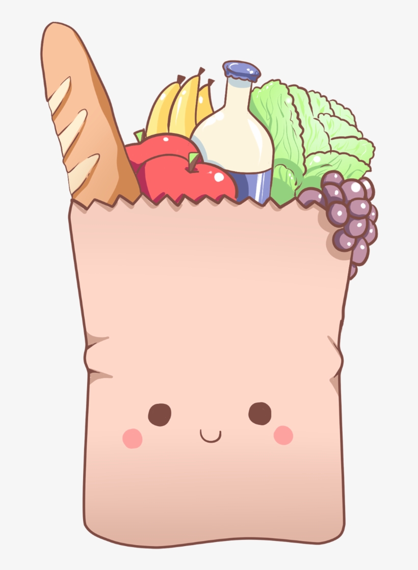 Jpg Transparent Library Cris Garriga Illustration Grocerybag, transparent png