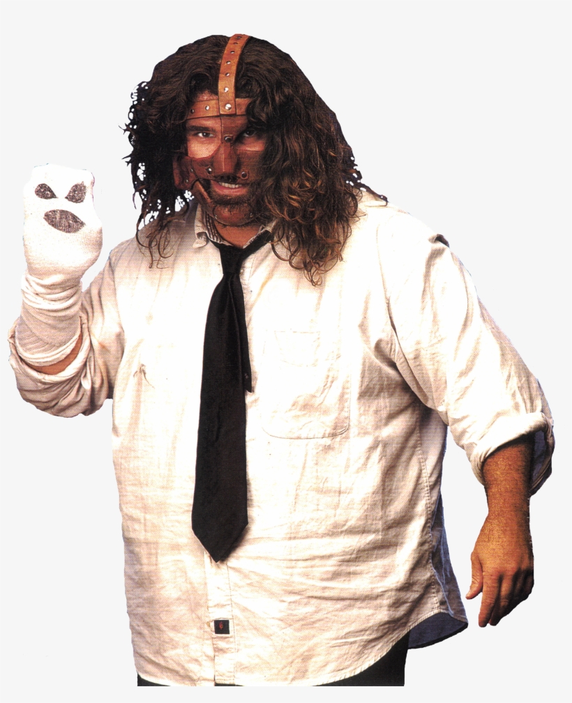 Mankind Render By Dfreedom30-d6thvvv - Mick Foley Wwe Autographed Mankind With Socko Wrestling, transparent png