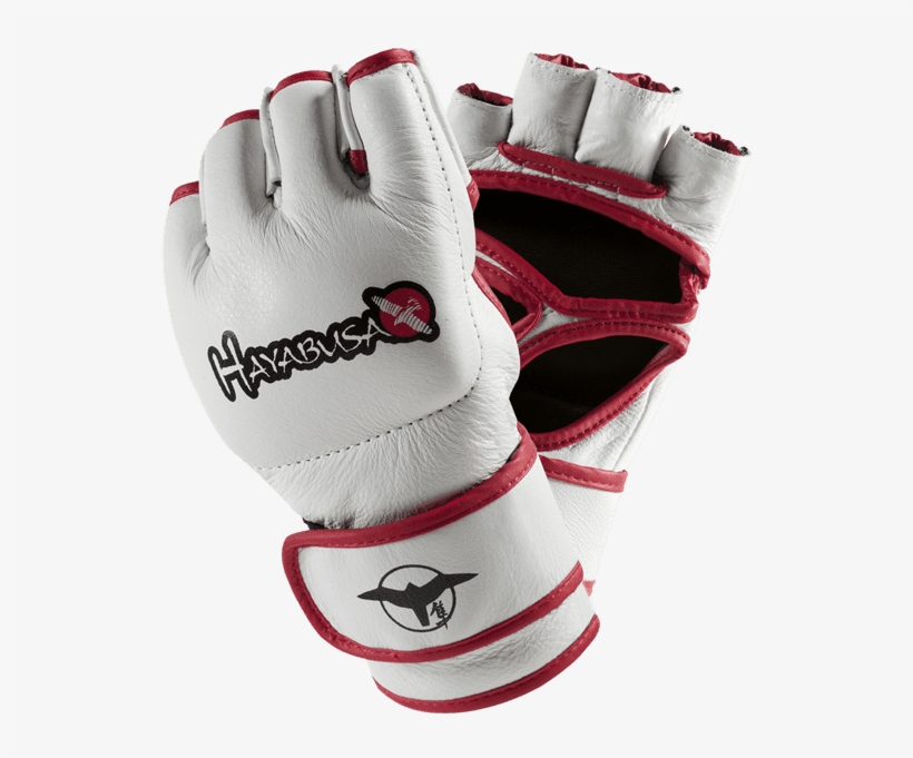 Hayabusa Pro Mma White Gloves, transparent png