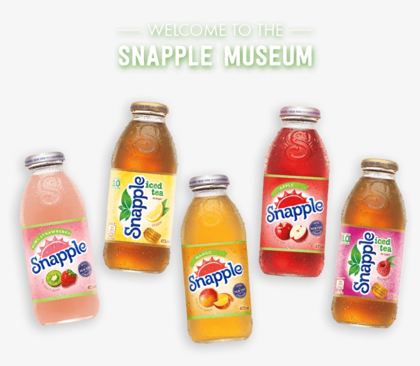 Snapple Kiwi Strawberry, 16 Fl Oz Glass Bottle, transparent png