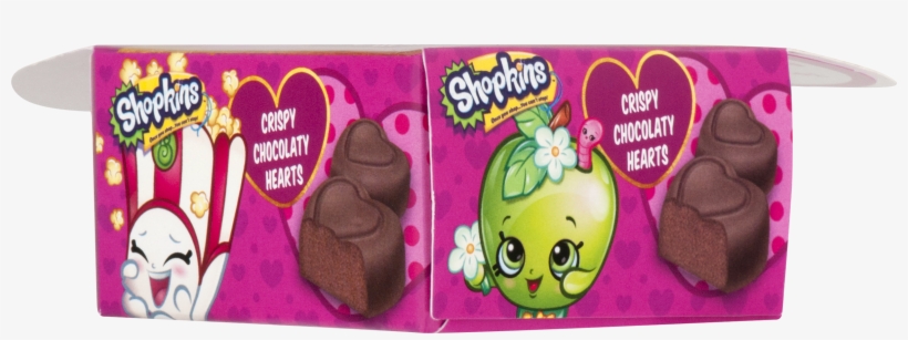 Shopkins What's Not To Love Crispy Chocolaty Hearts,, transparent png