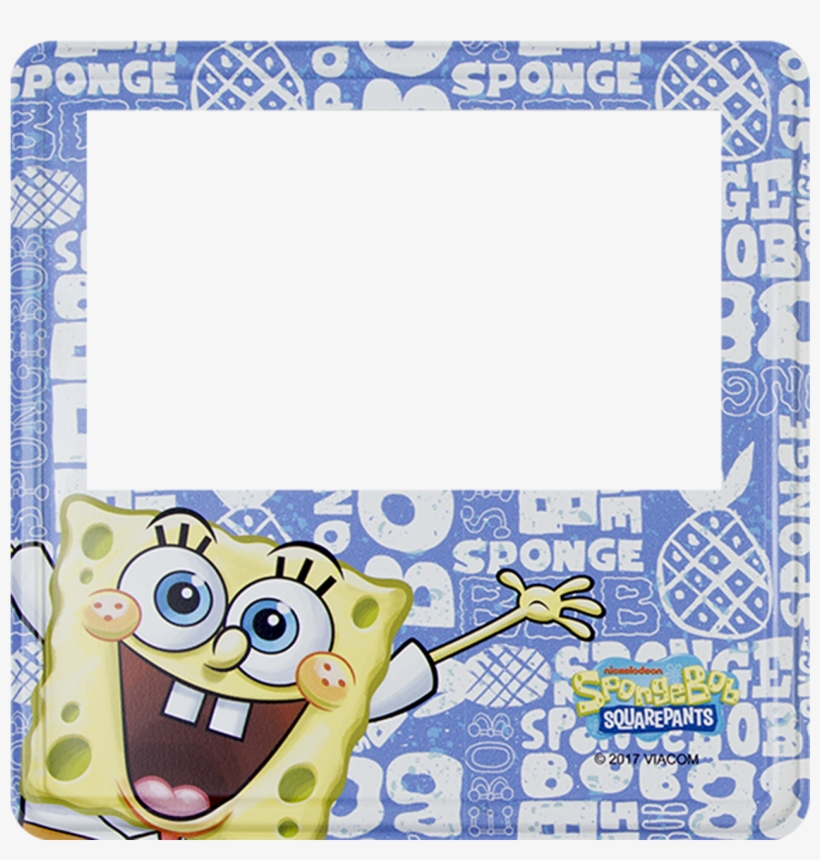Pineapple Bob Magnetic Photoframe - 18" Spongebob Balloon Square Face Foil - Mylar Balloons, transparent png
