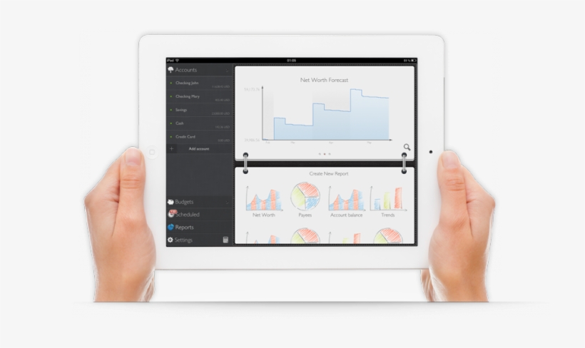 Moneywiz Moneywiz For Ipad - Finance Ipad, transparent png