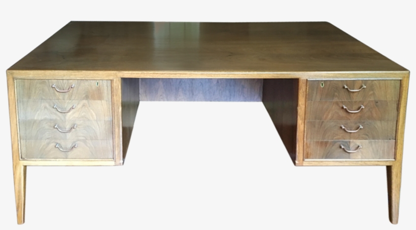 Kneehole Wood Desk - Coffee Table, transparent png