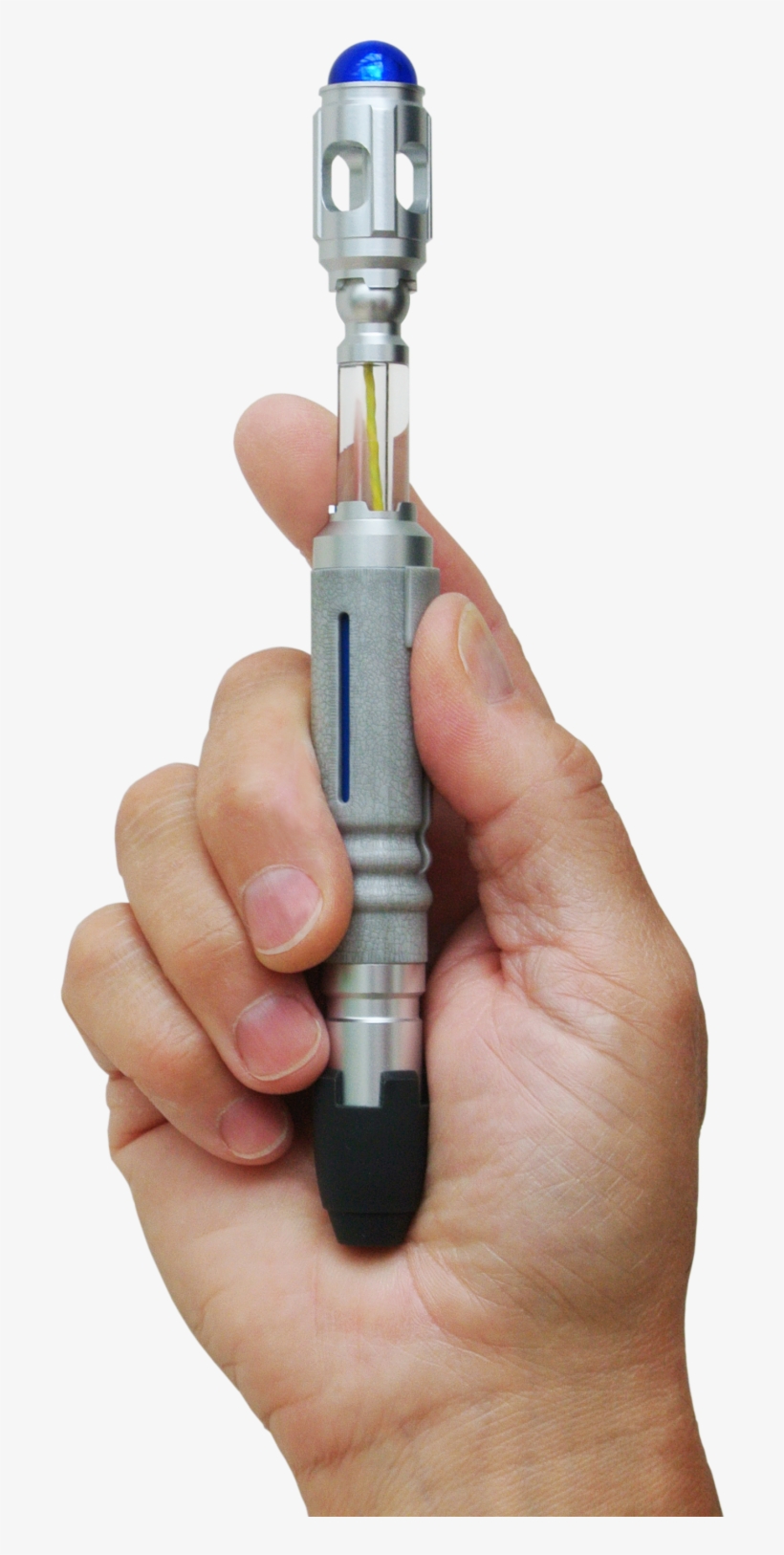 Sonic In Hand Upright Cutout 1425px - Doctor Who 10th Doctor's Sonic Screwdriver Tv Universal, transparent png