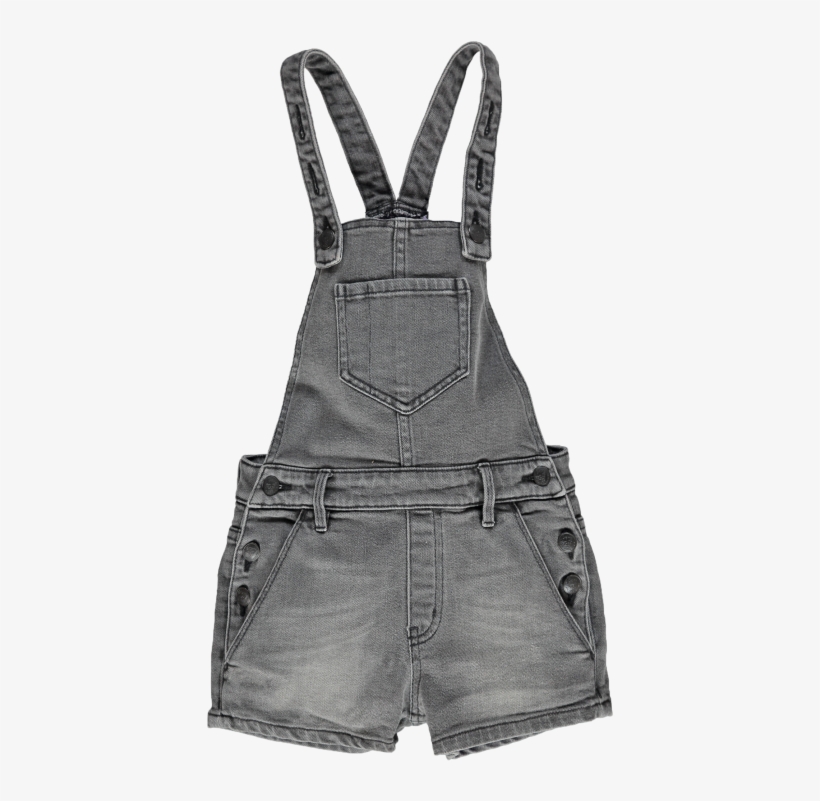 Finger In The Nose Yumi Denim Short Overall - Overall, transparent png