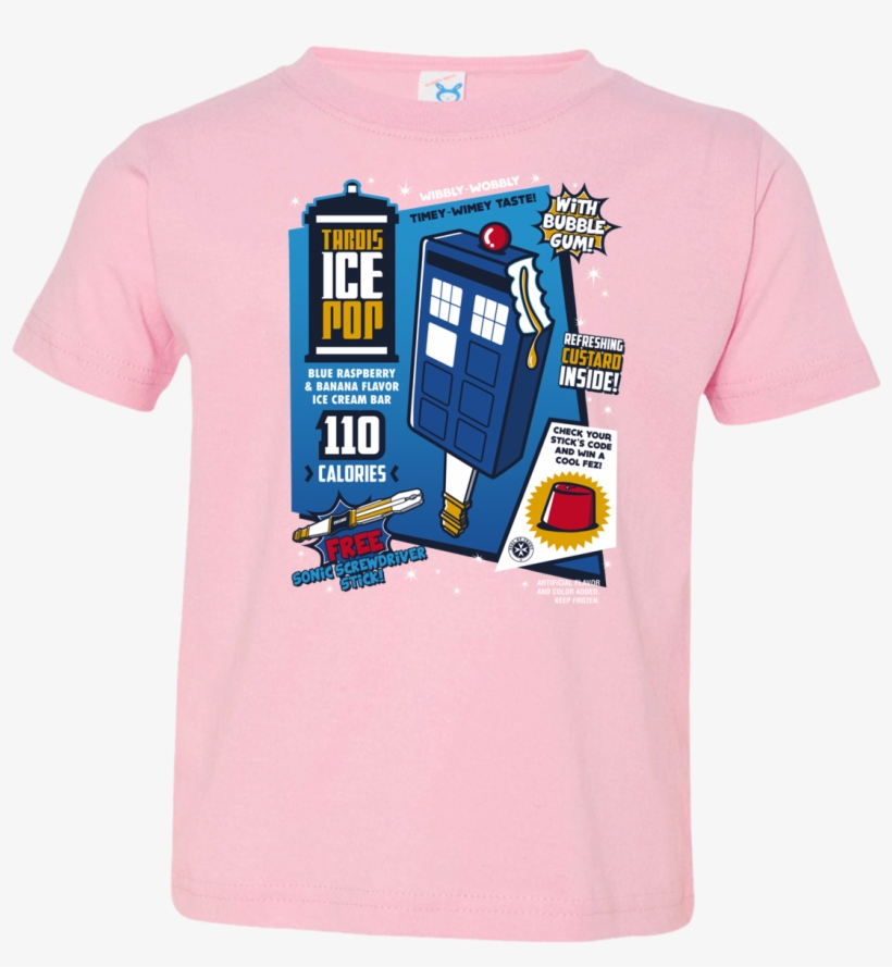 Tardis Ice Pop Toddler Premium T-shirt - Tardis Ice Pop Tardis Slouchy V-neck, transparent png